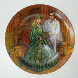 Gone With the Wind Scarlett's Green Dress Plate Knowles 1984